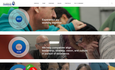platinumleadership.com screenshot