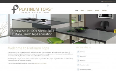 platinumtops.co.nz screenshot