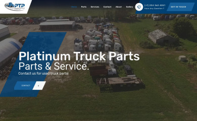platinumtruckparts.ca screenshot