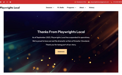 playwrightslocal.org screenshot