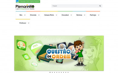 plenarinho.leg.br screenshot
