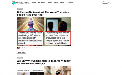 pleated-jeans.com screenshot