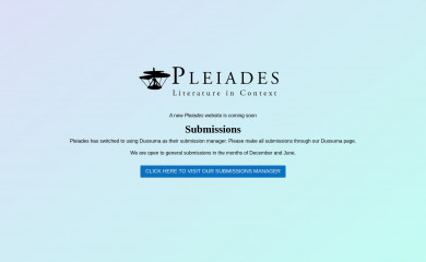 pleiadesmag.com screenshot