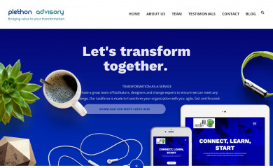 plethon.eu screenshot