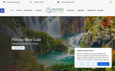 plitvicewestgate.com screenshot