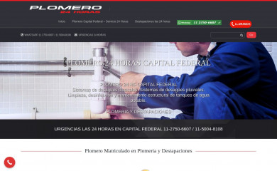 plomero-24horas.com screenshot