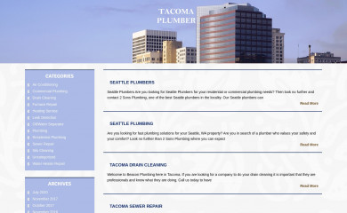 plumbertacomablog.com screenshot
