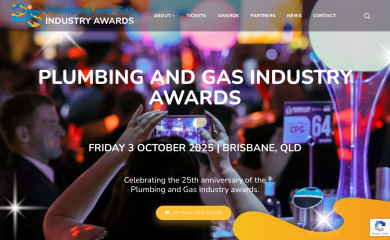 plumbingandgasawards.com screenshot
