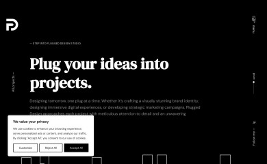 plugged-design.com screenshot