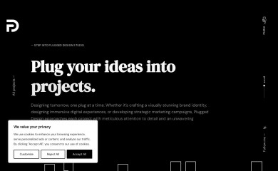 plugged-design.com screenshot