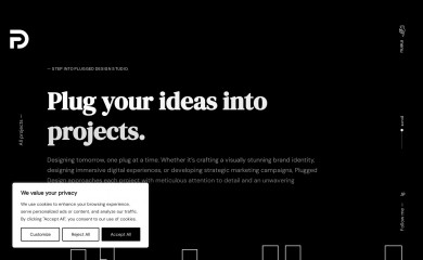 plugged-design.com screenshot