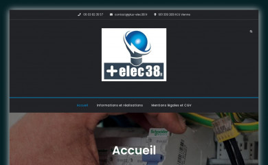 plus-elec38.fr screenshot