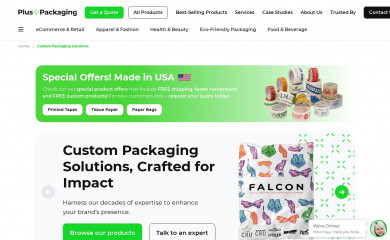 pluspackaging.com screenshot