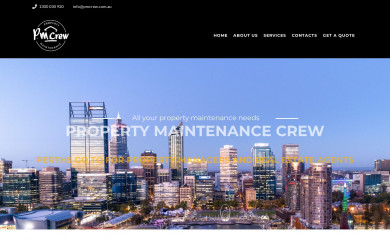 pmcrew.com.au screenshot