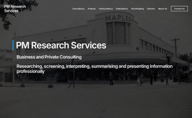 pmresearch.info screenshot