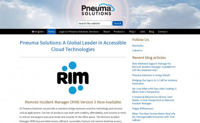 pneumasolutions.com screenshot