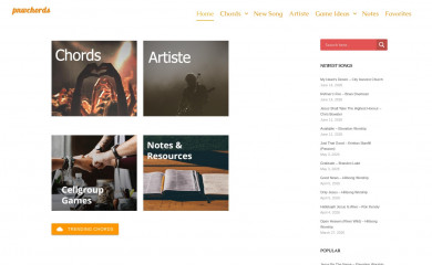 pnwchords.com screenshot
