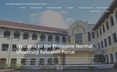 pnuresearchportal.org screenshot