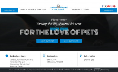 poconopetvet.com screenshot