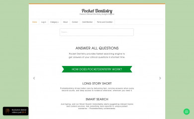 pocketdentistry.com screenshot
