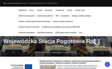 pogotowie.lomza.pl screenshot