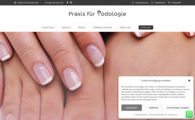 podologie-homberg.com screenshot