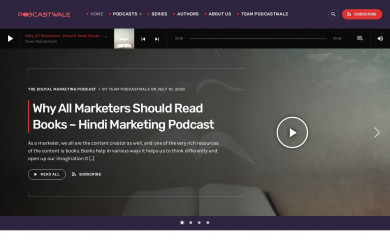 podcastwale.com screenshot