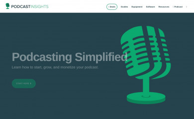http://podcastinsights.com screenshot