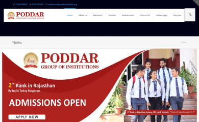 poddarpharmacy.com screenshot