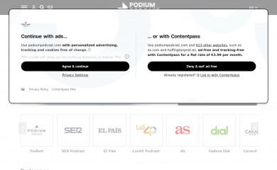 podiumpodcast.com screenshot