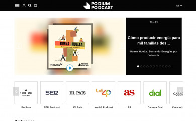 podiumpodcast.com screenshot