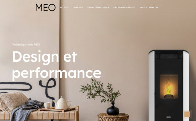 poeles-meo.com screenshot