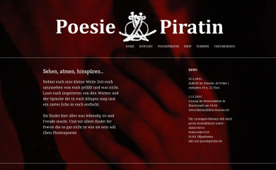 poesiepiratin.de screenshot