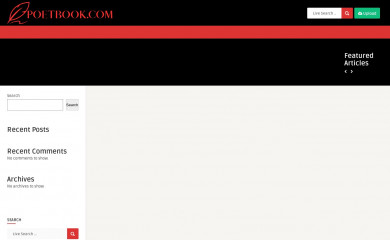 poetbook.com screenshot