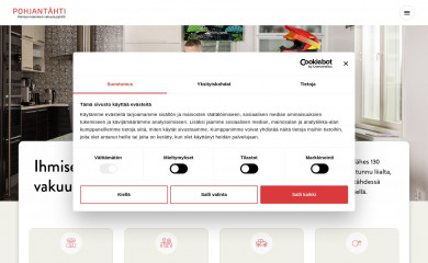 pohjantahti.fi screenshot