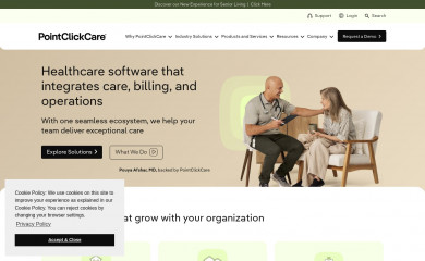 pointclickcare.com screenshot
