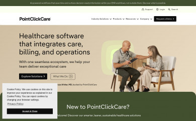 pointclickcare.com screenshot