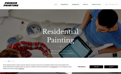 poirierpainting.com screenshot