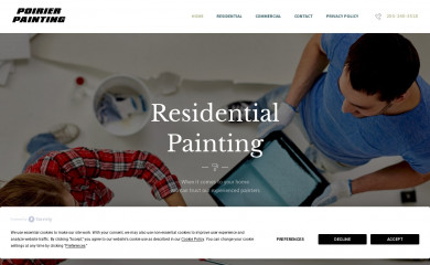 poirierpainting.com screenshot