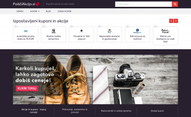 poisciakcijo.si screenshot