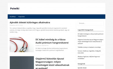 poiwiki.hu screenshot