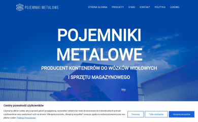 pojemniki-metalowe.com screenshot