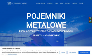 pojemniki-metalowe.com screenshot