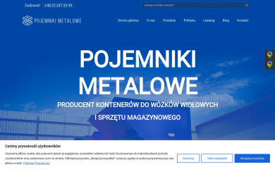 pojemniki-metalowe.com screenshot