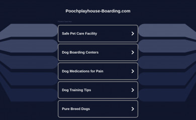 poochplayhouse-boarding.com screenshot