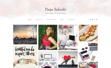 poojasolanki.com screenshot