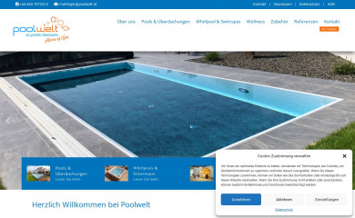 poolwelt.at screenshot