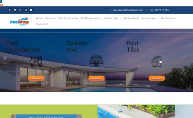 poolshopdubai.com screenshot