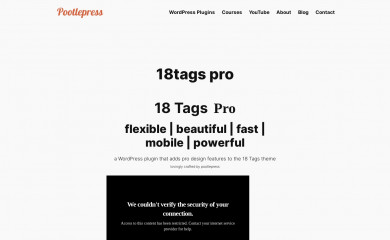 Eighteen tags screenshot