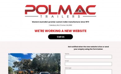 polmactrailers.com.au screenshot